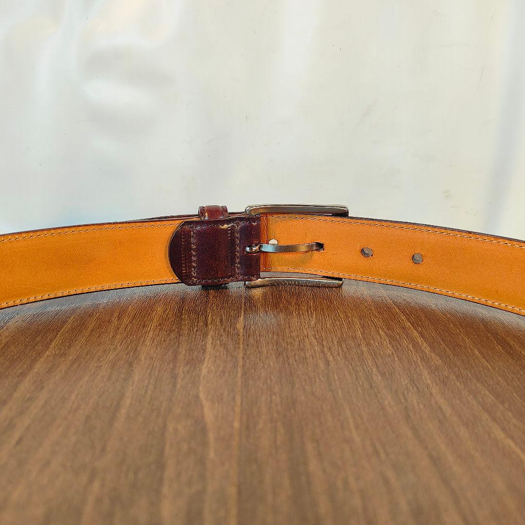 【極艶極美品】K.T. Lewiston シェルコードバンバーガンディ馬革ベルト