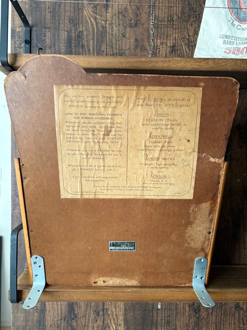 レア‼︎RONSON ストアディスプレイ&オイル缶、ライタースペシャルセット