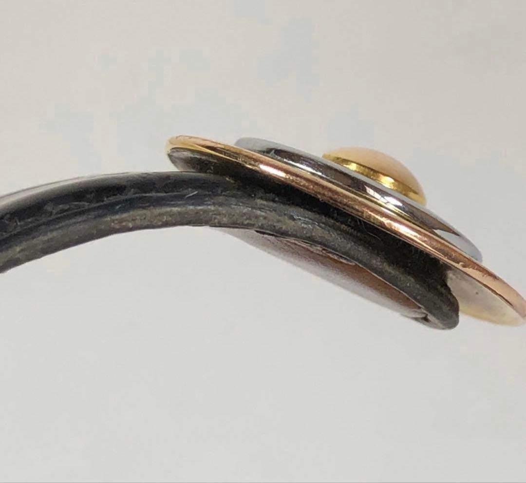 希少 HERMES エルメス バングル クロコダイル レザー ブラック