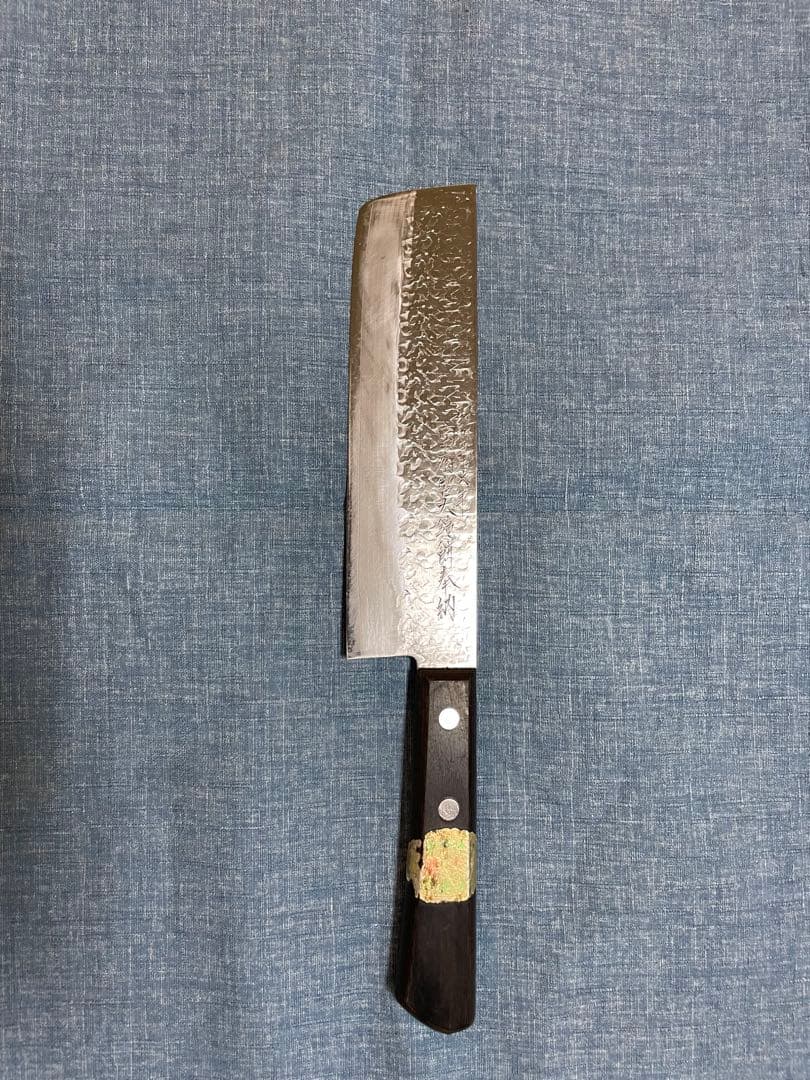 昭和56年製ヴィンテージダマスカス菜切包丁