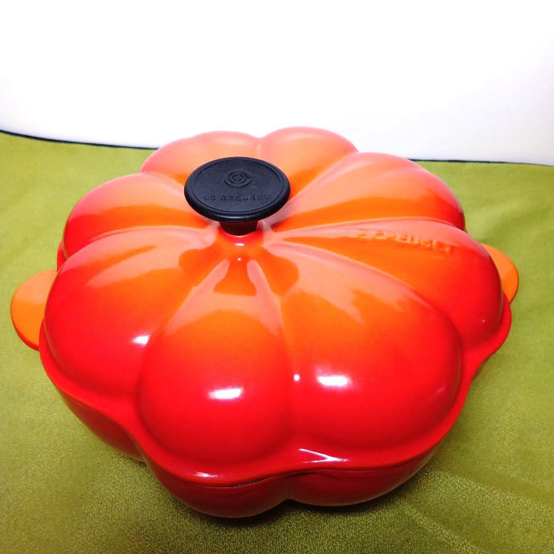 Le Creuset パンプキン型 鍋 オレンジ ココット かぼちゃ