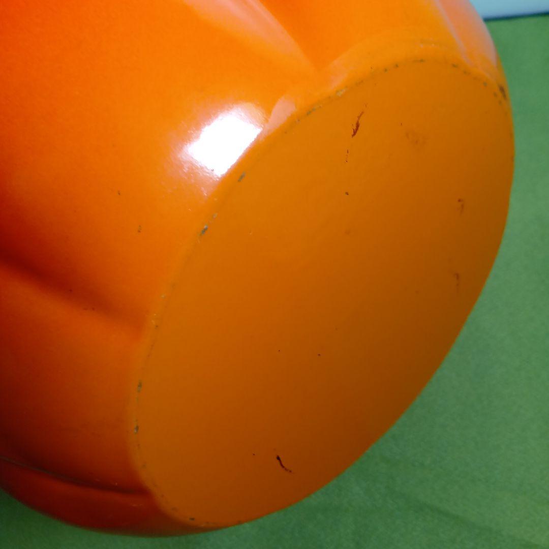 Le Creuset パンプキン型 鍋 オレンジ ココット かぼちゃ