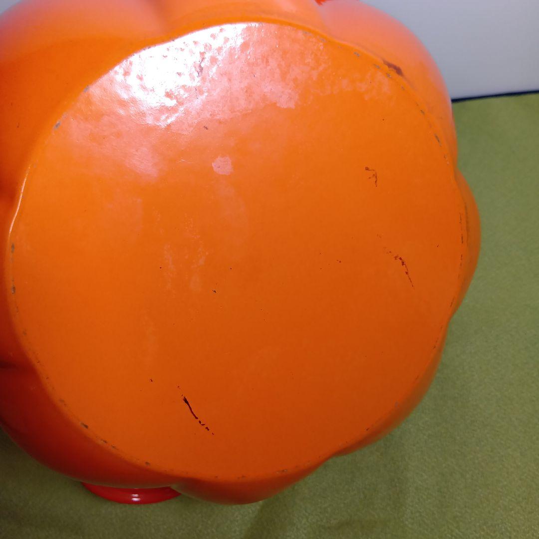 Le Creuset パンプキン型 鍋 オレンジ ココット かぼちゃ
