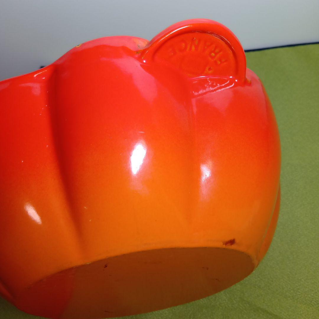 Le Creuset パンプキン型 鍋 オレンジ ココット かぼちゃ