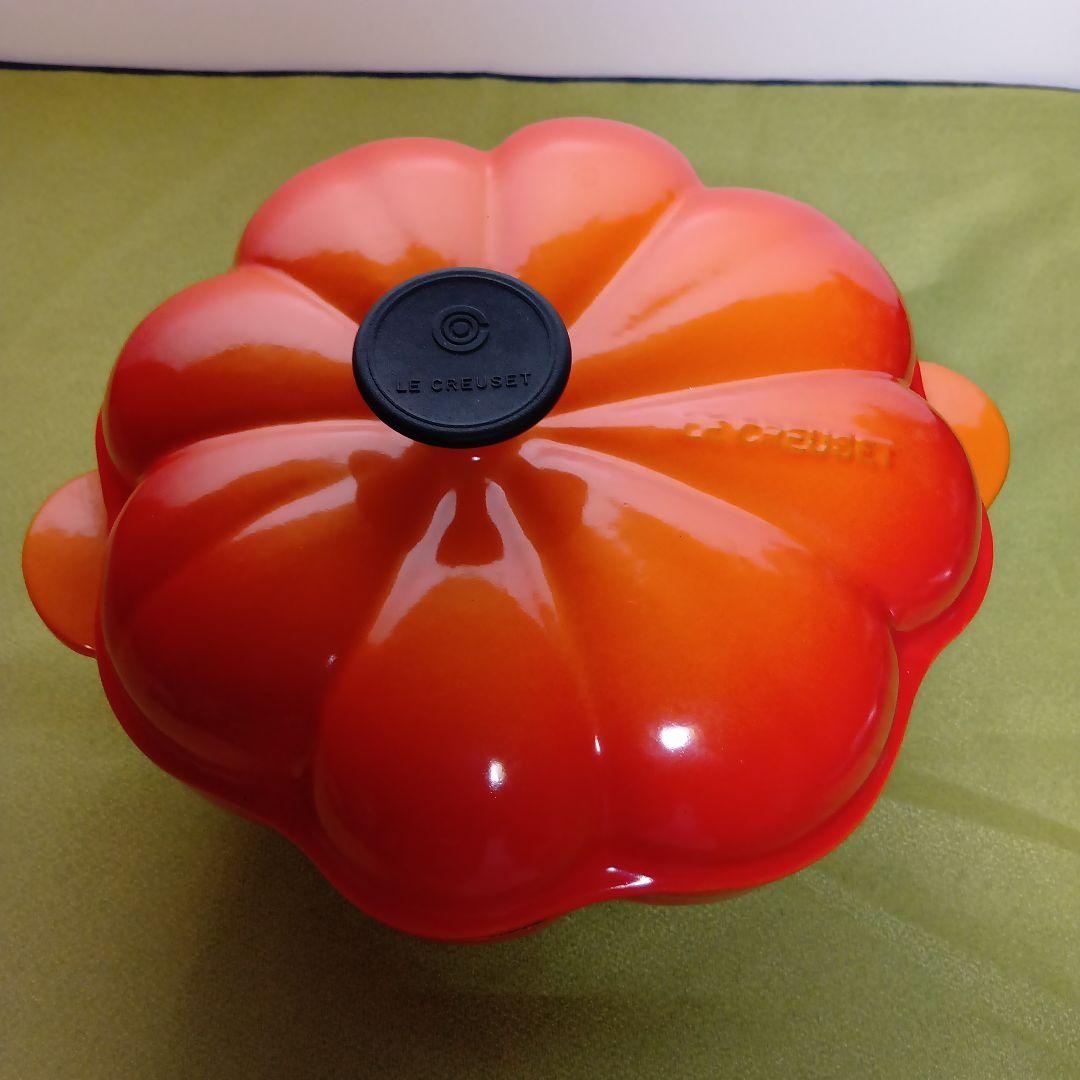 Le Creuset パンプキン型 鍋 オレンジ ココット かぼちゃ
