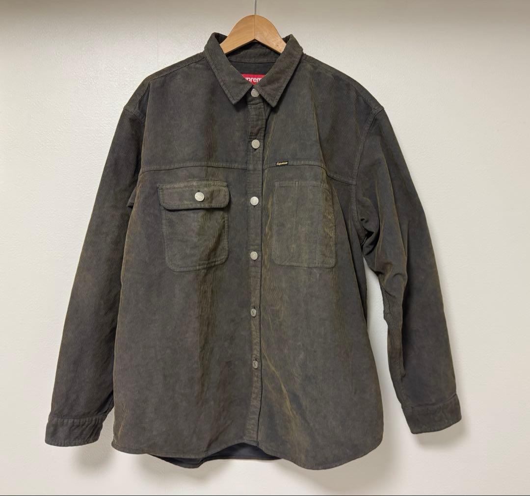 トップス 25ss supreme Washed Corduroy Shirt