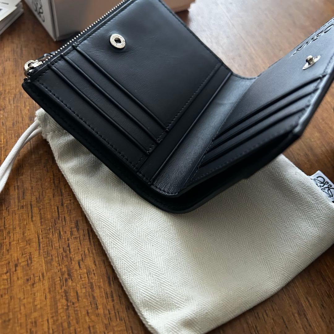 小物 LOEWE : Puzzle Edge Slim Compact Wallet