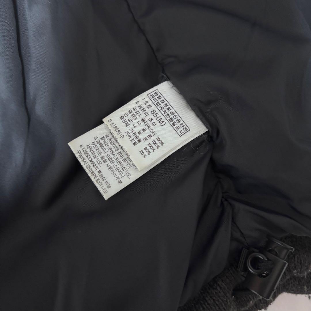 ☆人気　ノースフェイス　ニット　ダウンベスト　グレー　レディースM