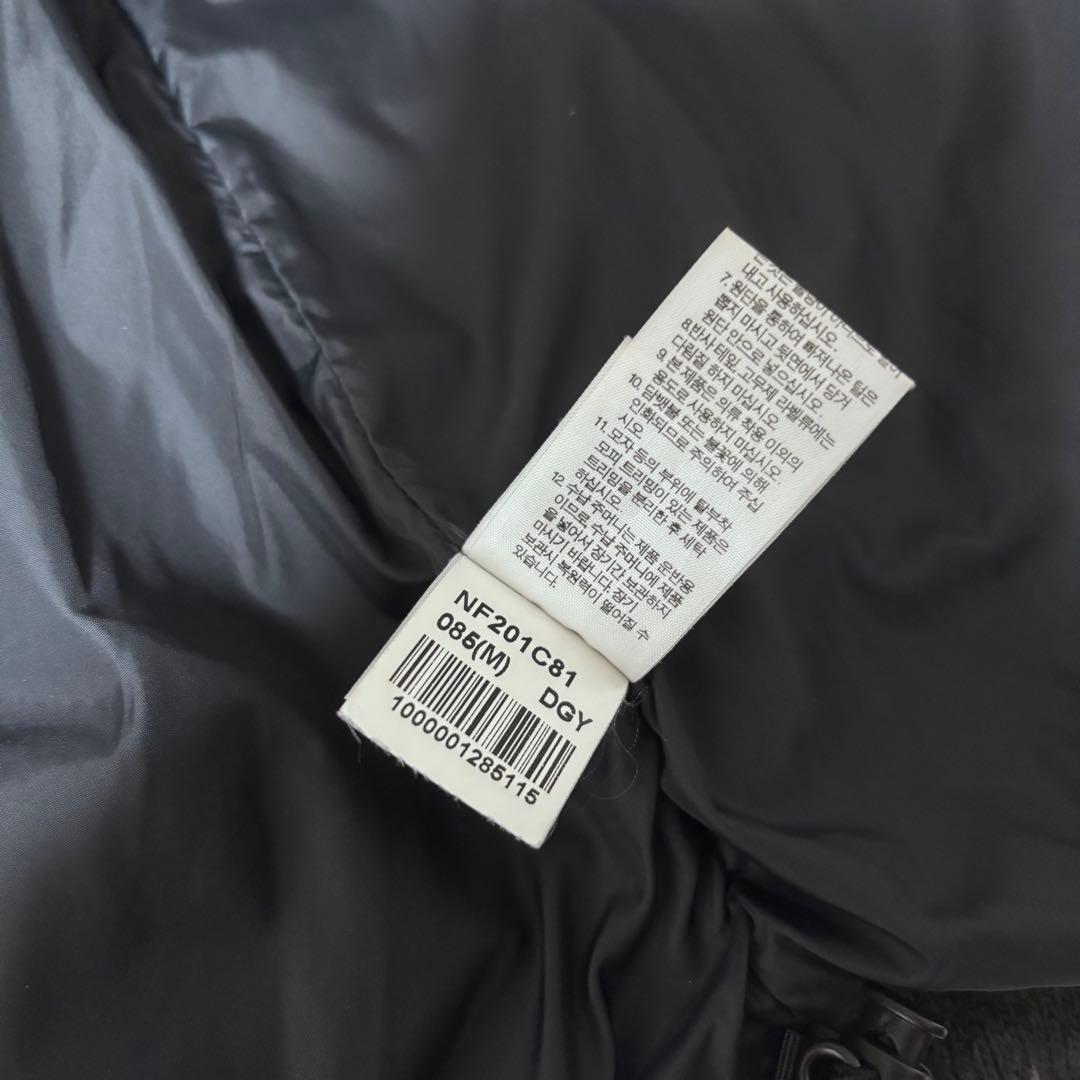 ☆人気　ノースフェイス　ニット　ダウンベスト　グレー　レディースM