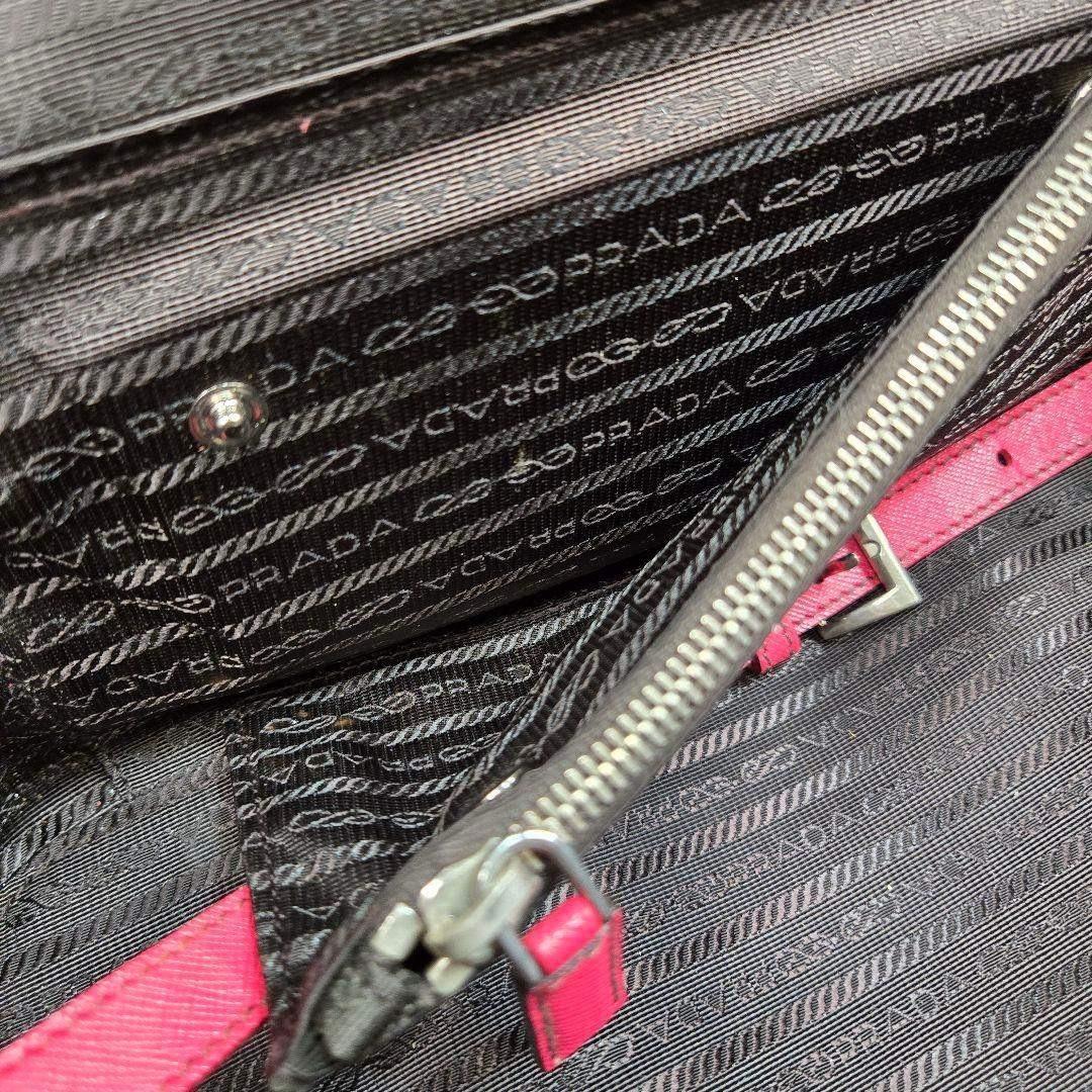 美品 PRADA キャリーケース オールサフィアーノレザー ポケット多
