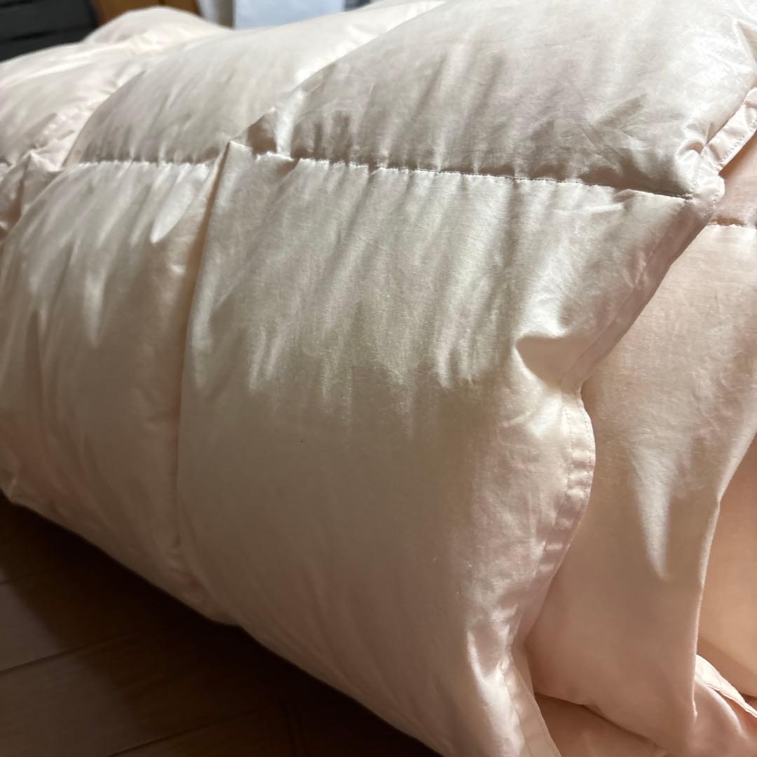 未使用　甲州産　羽毛ホワイトダックダウン掛け布団　こたつ布団