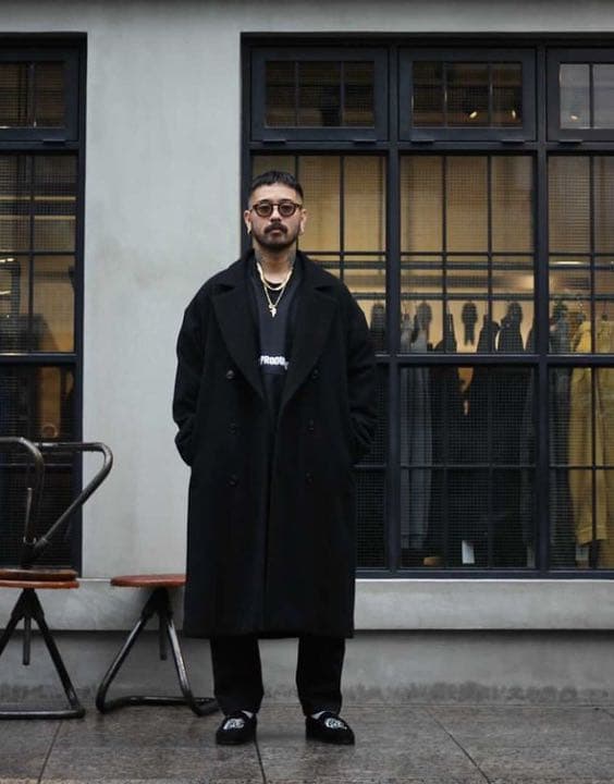 ジャケット・アウター COOTIE Wool Mossa Double Chester Coat