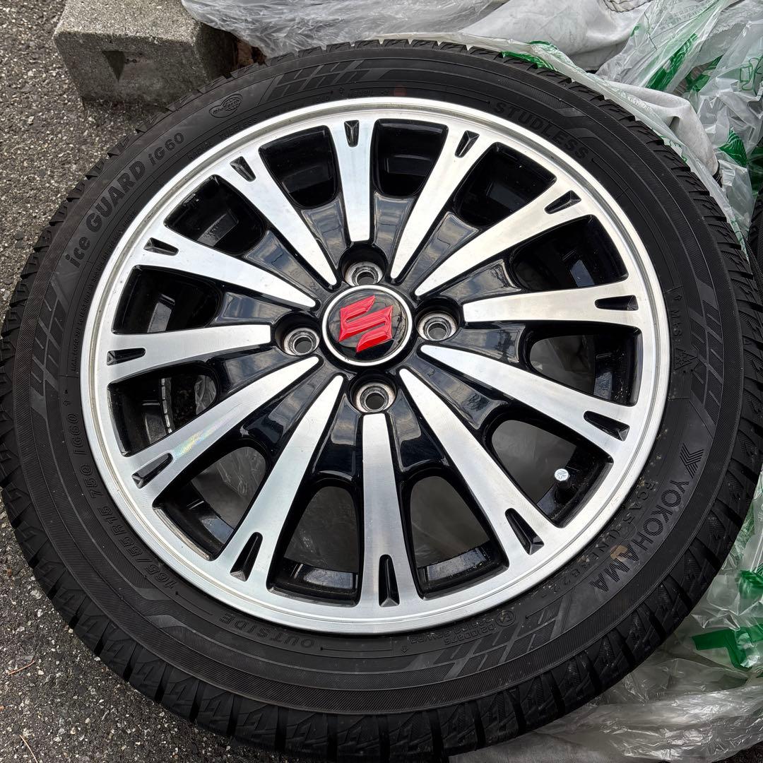 【送料込】165/55R15 ヨコハマ　スタッドレス　アイスガードホイールセット
