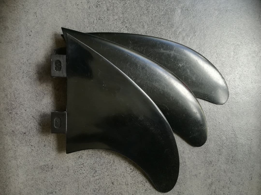 【美品】NSP6'4ft フィン/デッキパッド/リーシュ7ft含 ショートボード