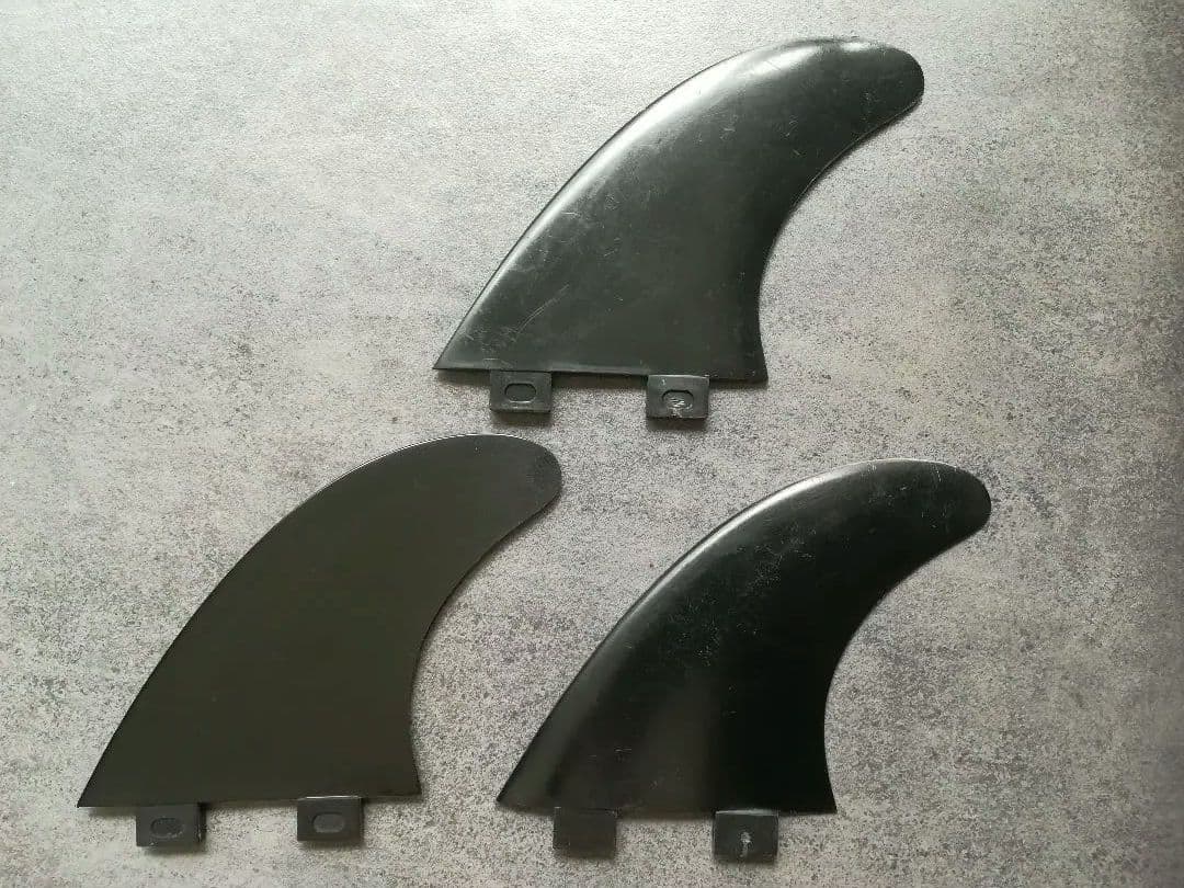 【美品】NSP6'4ft フィン/デッキパッド/リーシュ7ft含 ショートボード