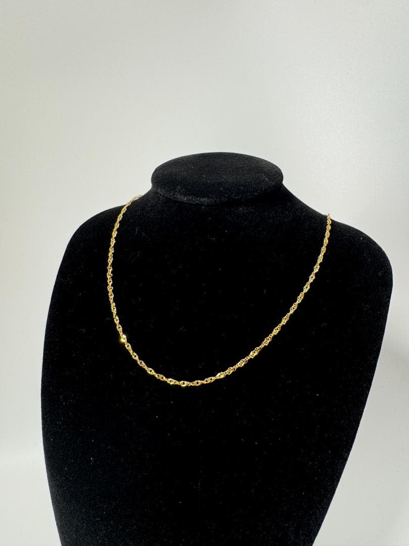 日本製K18ゴールド リンクチェーン ネックレス2.07g