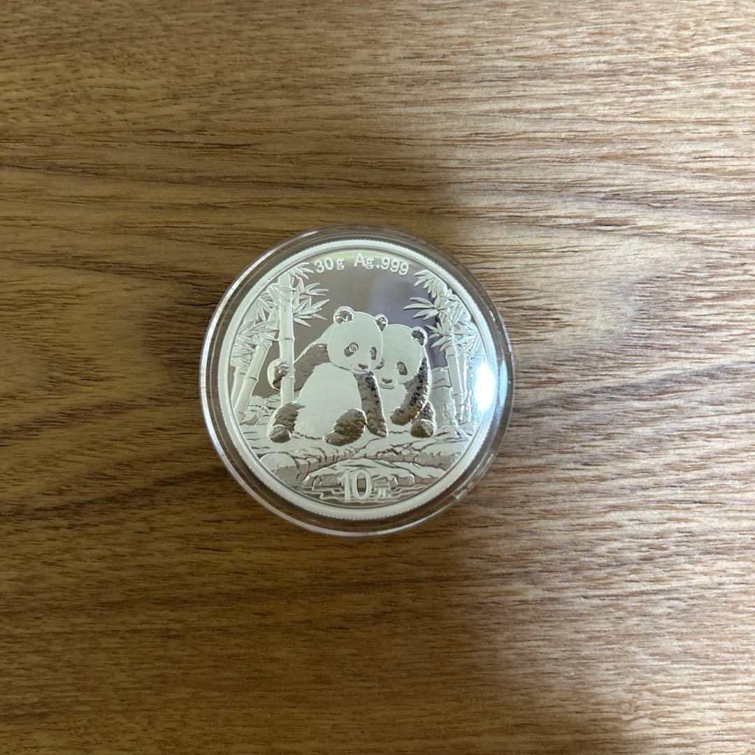銀　2026 中国　パンダ　30g