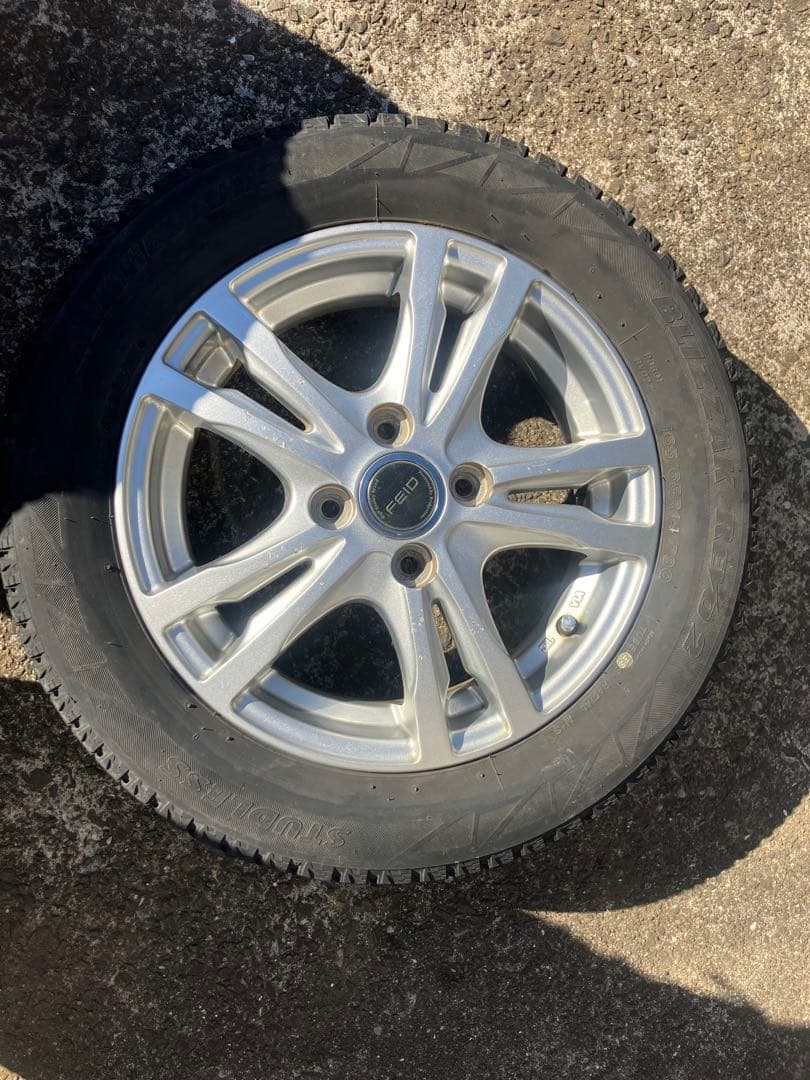 ブリザック REVO スタッドレスタイヤ 165/65R14 79Q ホイール付