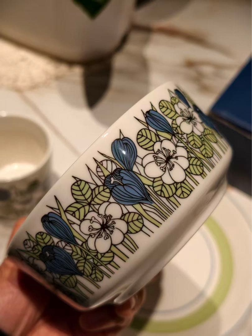 ARABIA Krokus アラビア　クロッカス　グリーン　スリーピースセット