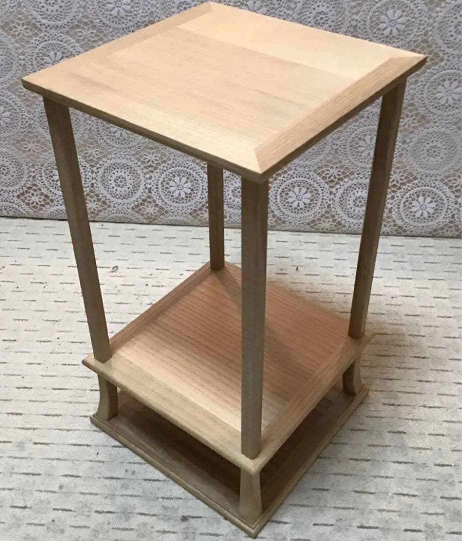 茶道具 小卓 桐小卓 指物師 宗慶 作 N73K