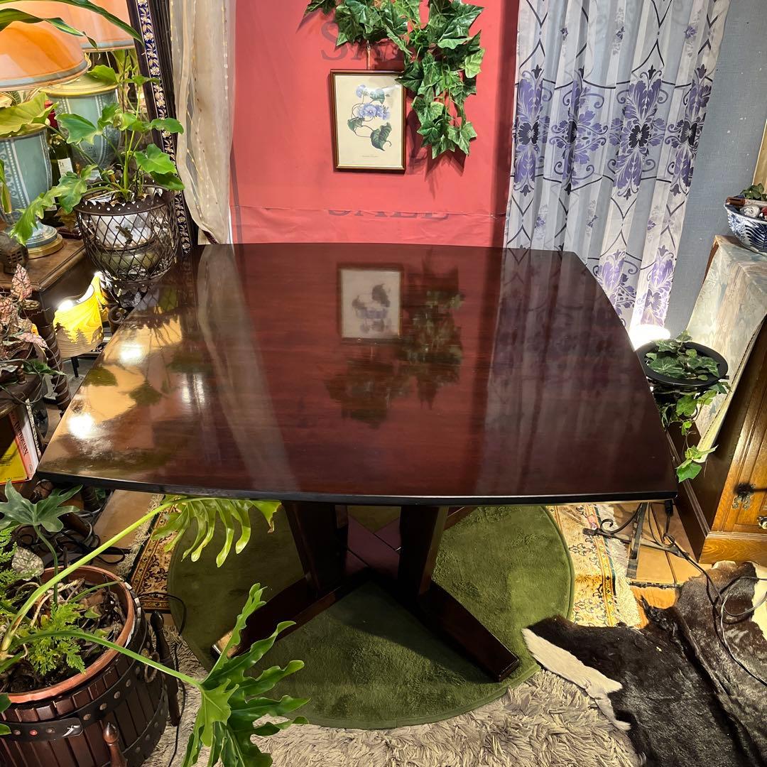 sale 1０５　ラウンドスクウェア　無垢材仕上げ　デザインレッグ