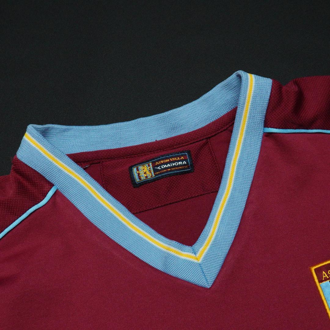 DIADORA 2001-02 Aston Villa ゲームシャツ