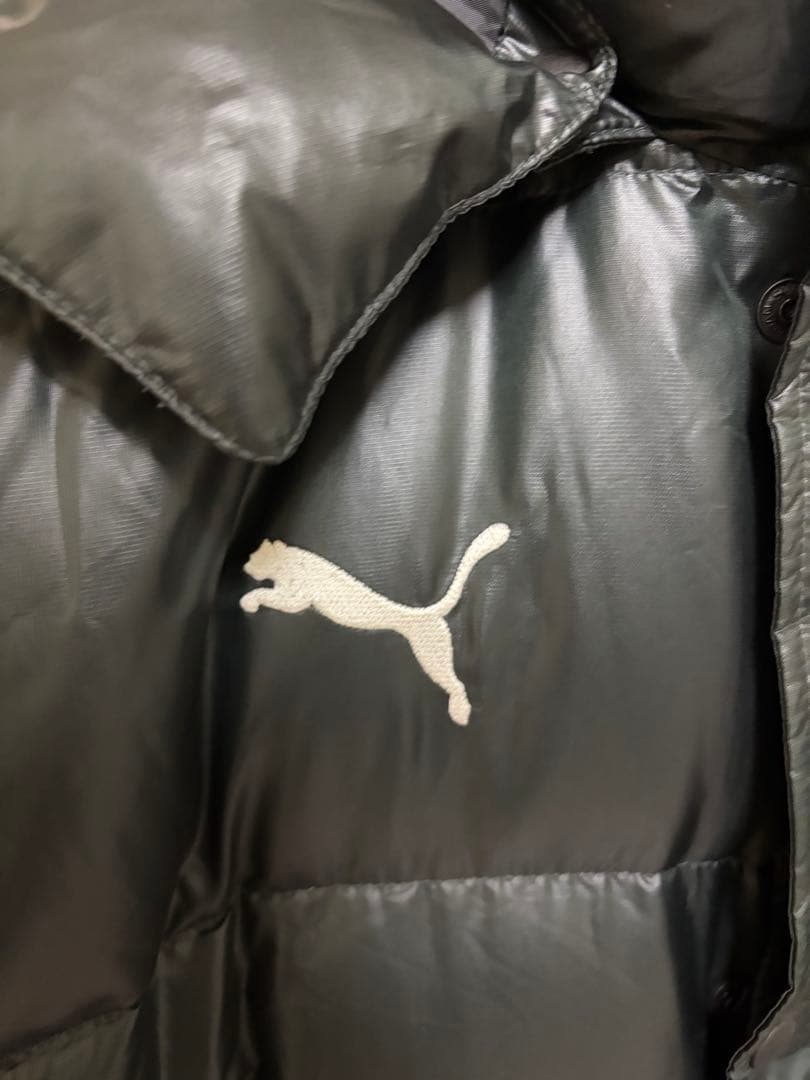 【1/5まで出品】プーマ サッカー　ロングベンチコート　ダウンコート　Oサイズ
