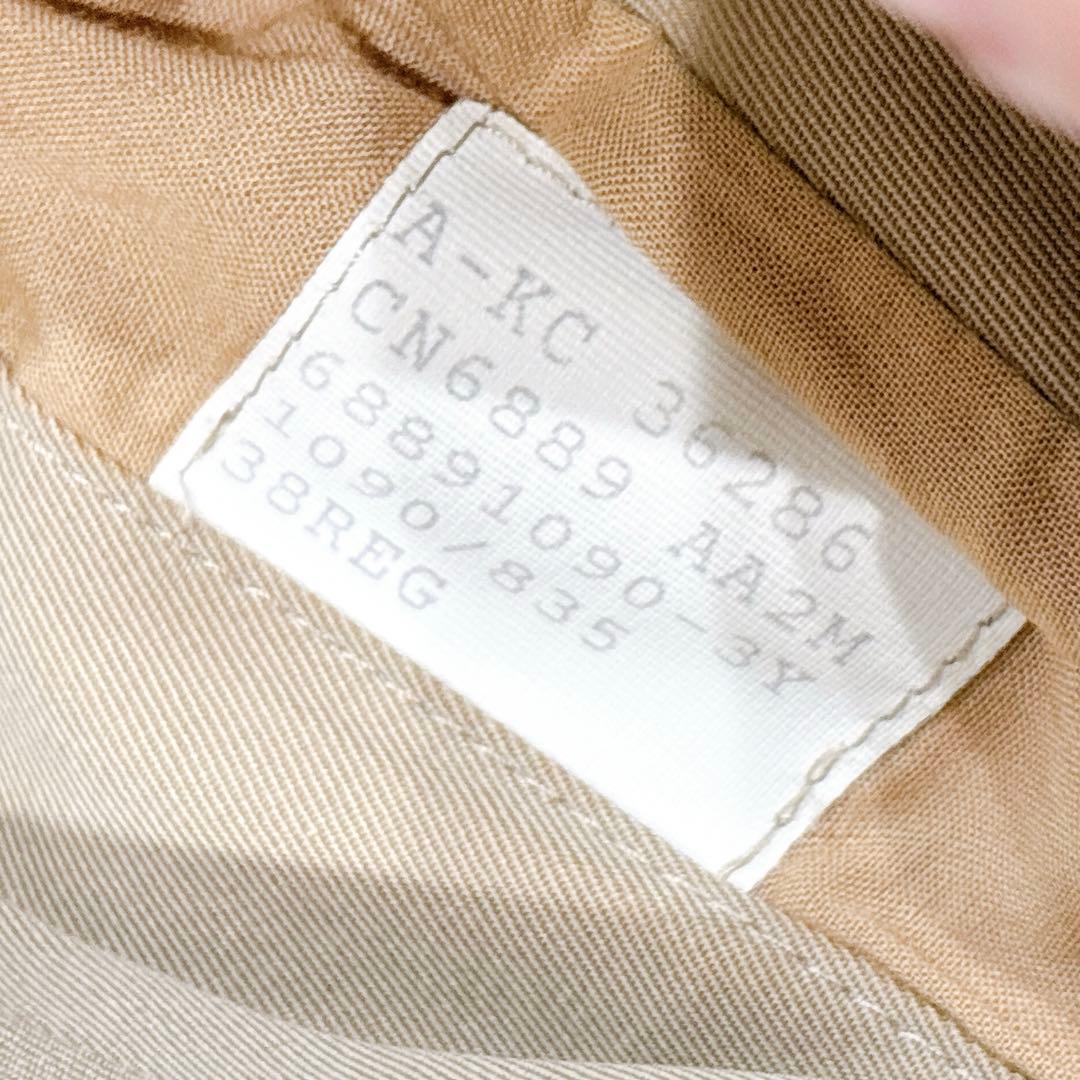 極美品✨　アクアスキュータム　トレンチコート ベージュ　メンズ　ロング　38