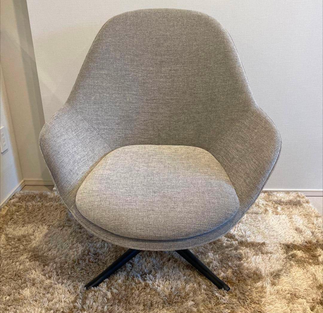 オレンジ365新同品40万BoConceptリビングチェア グレー