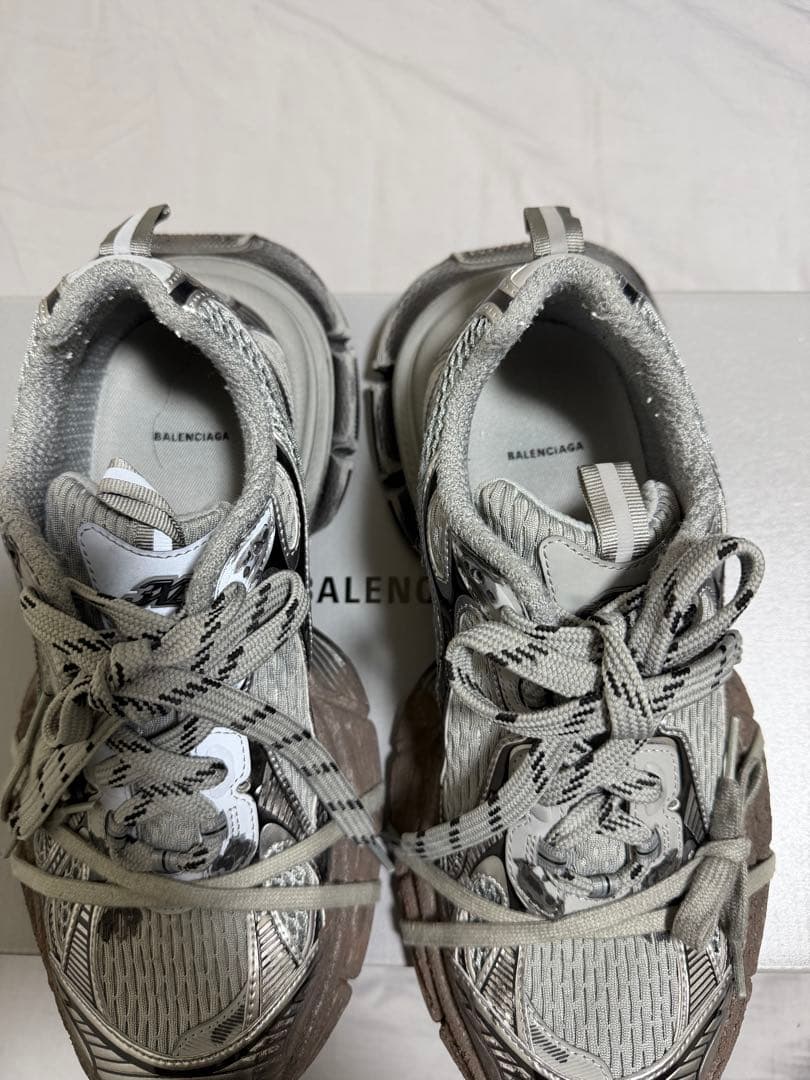 靴 BALENCIAGA 3XL Sneaker Worn-Out \"Gray\"