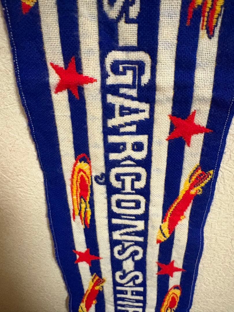 COMME des GARÇONS ストライプマフラーサッカー コムデギャルソン