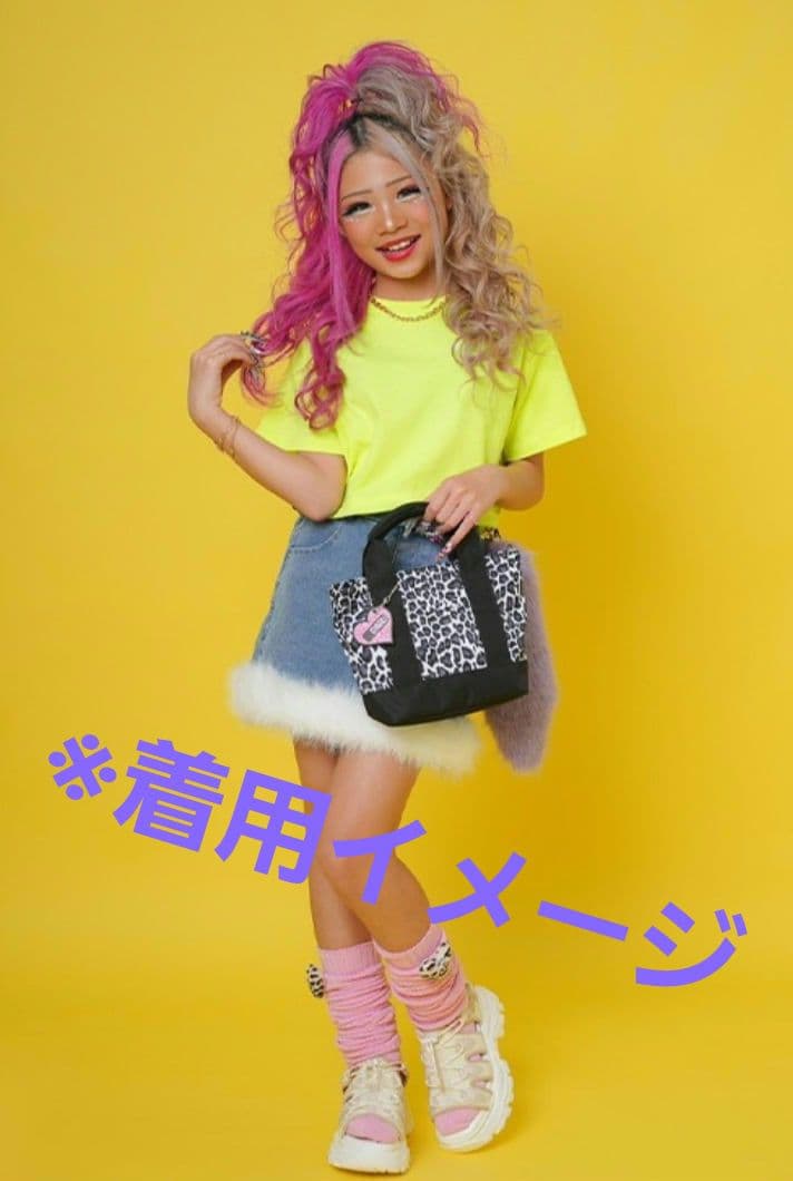 KOGYARU ヒョウ柄ショルダーバッグ＆キャップ