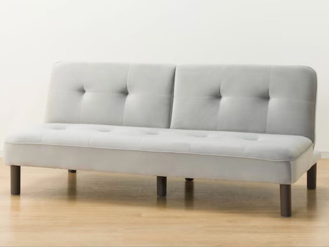 【2025年5月購入】ニトリ　ソファベッド　グレー　11月中旬に発送