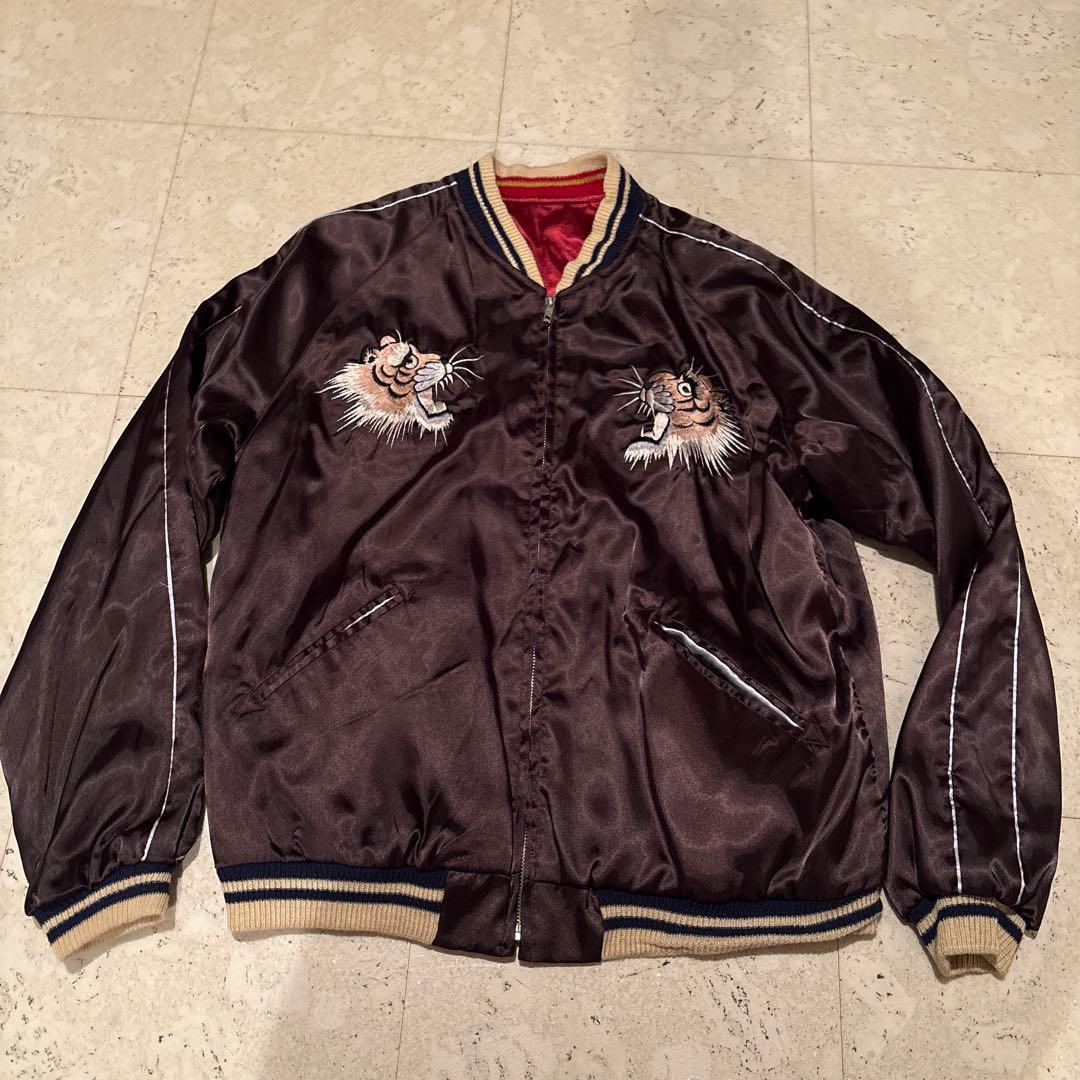 BEAM ×テーラー東洋☆スカジャン L ブラウン