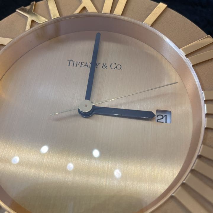 TIFFANY&CO. ティファニー テーブルクロック 置き時計 オブジェ