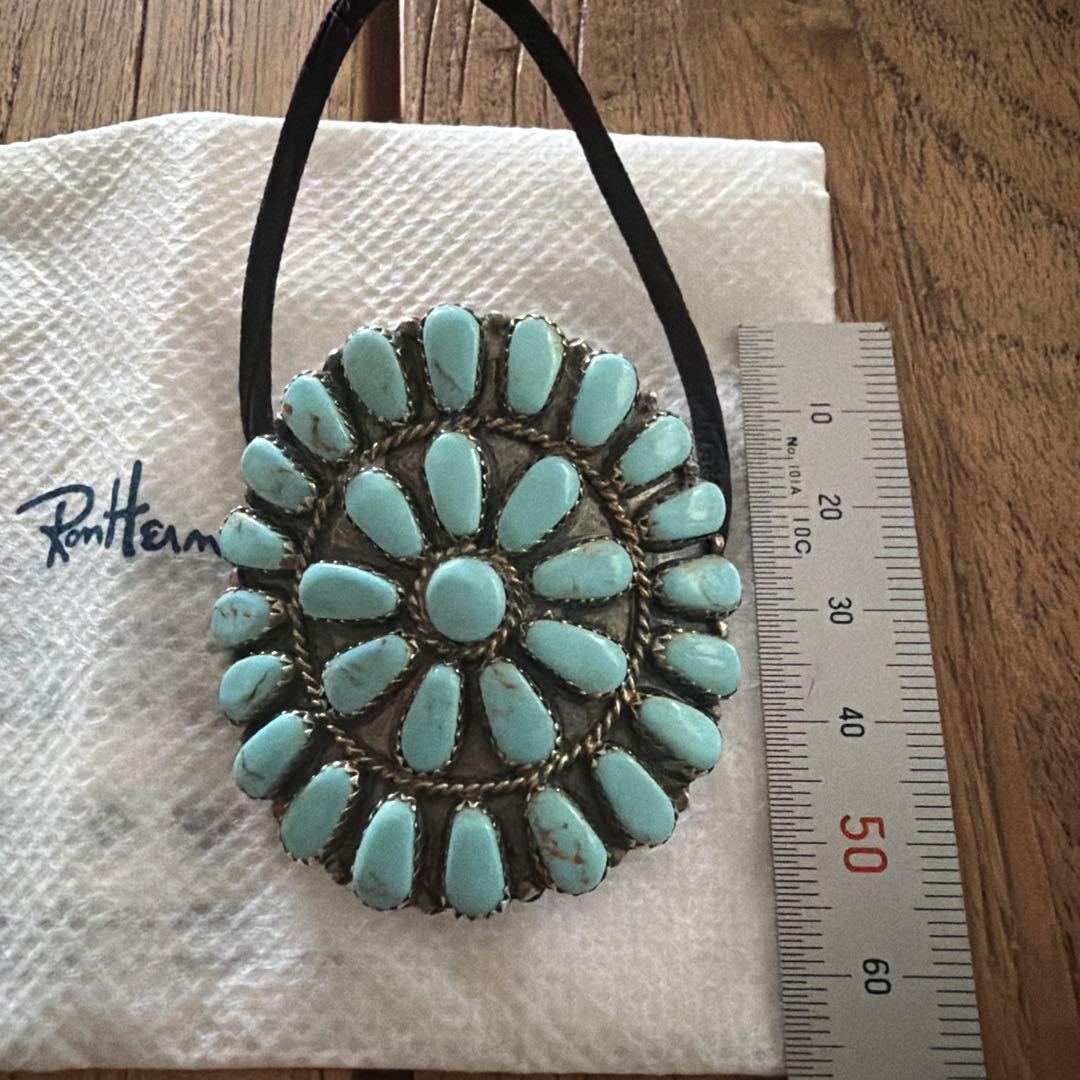 HAPPO ターコイズ クラスターブレスレット