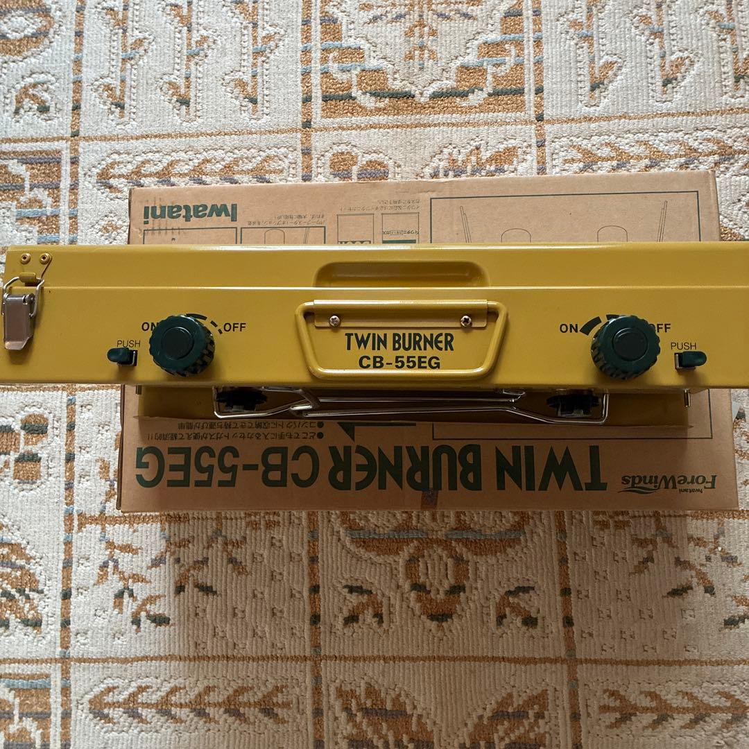 Iwataani ツーバーナーコンロ CB-55EG