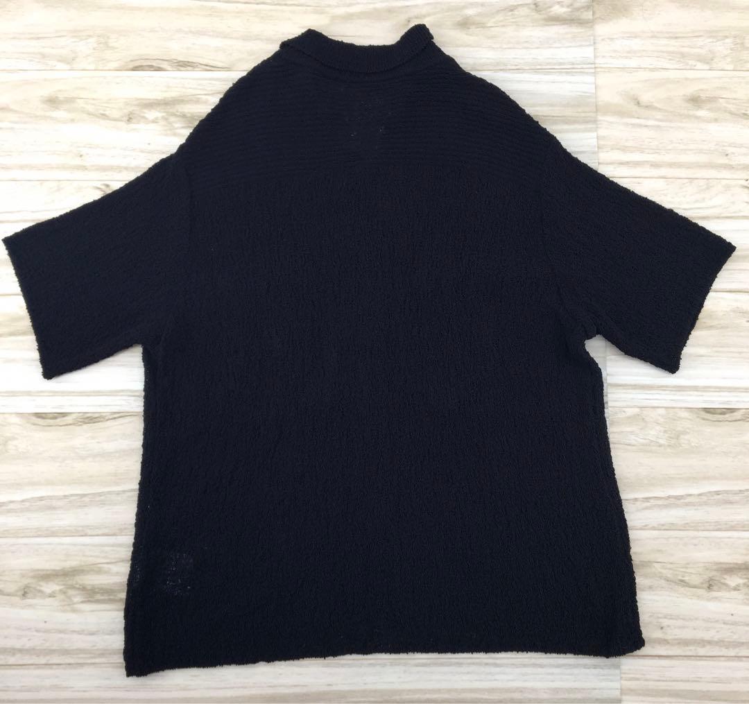 YOKE 25SS コットン シアー ニット オープンカラーシャツ