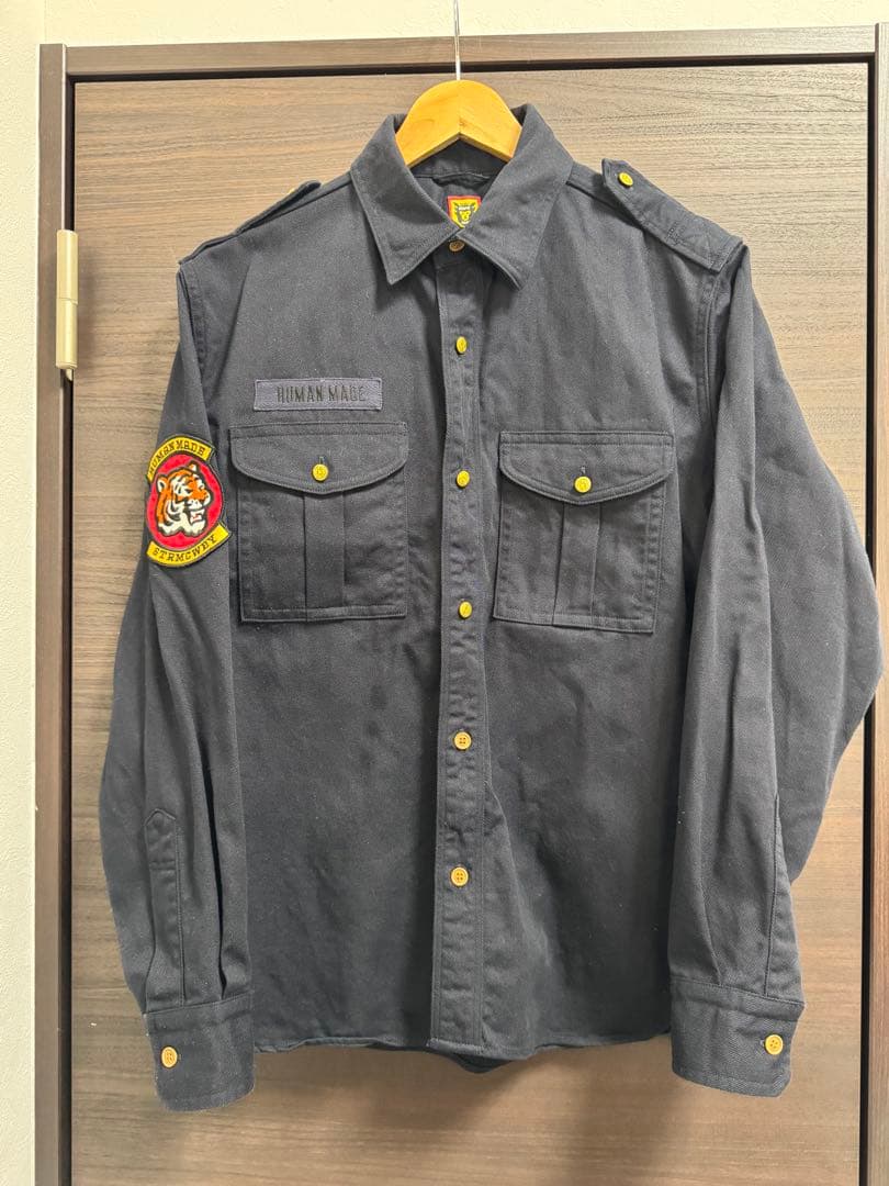 ヒューマンメイド HUMANMADE BOY SCOUT SHIRTS ネイビー