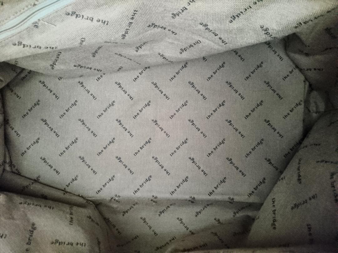 THE BRIDGE ボストンバッグ 茶色　縦30cm×横44cm×幅25cm