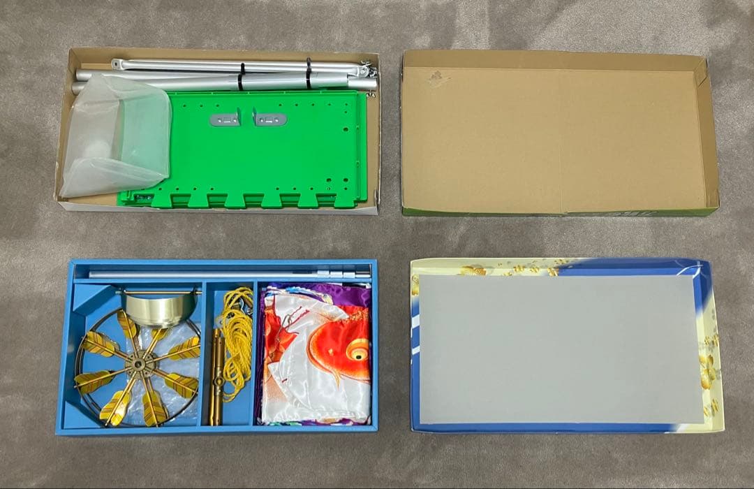 （日本製）【鯉のぼり】おおとり富貴永し 春風 スタンド付フルセット ベランダ用