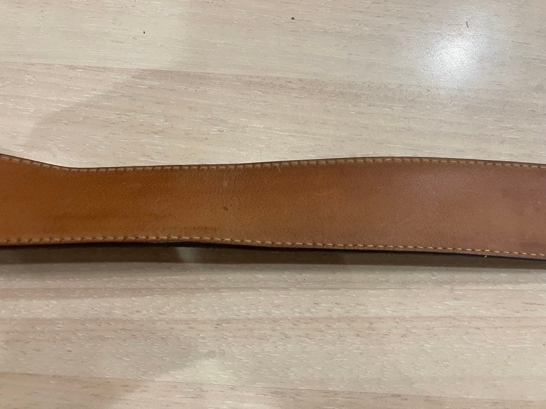 【最終値下げ】Louis Vuitton ブラウンレザーベルト