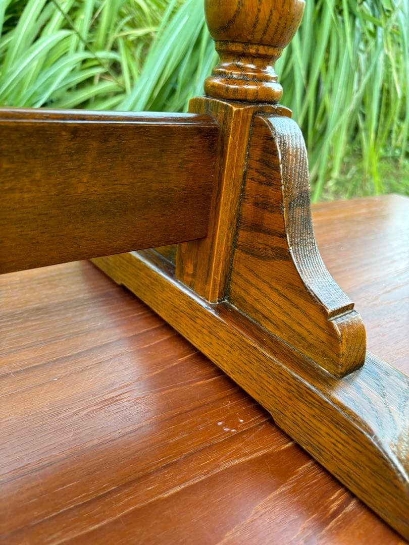 三越ブルージュ/カントリーハウス　オーバル型センターテーブル　ローテブル