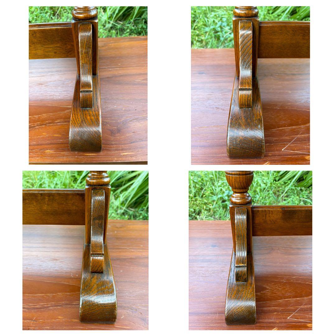 三越ブルージュ/カントリーハウス　オーバル型センターテーブル　ローテブル