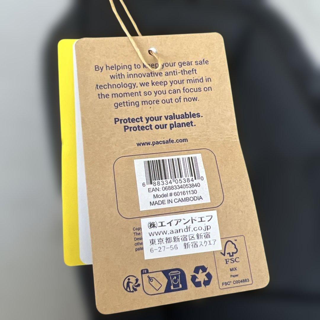 601387 Pacsafe パックセーフ バイブ150コーデュラ