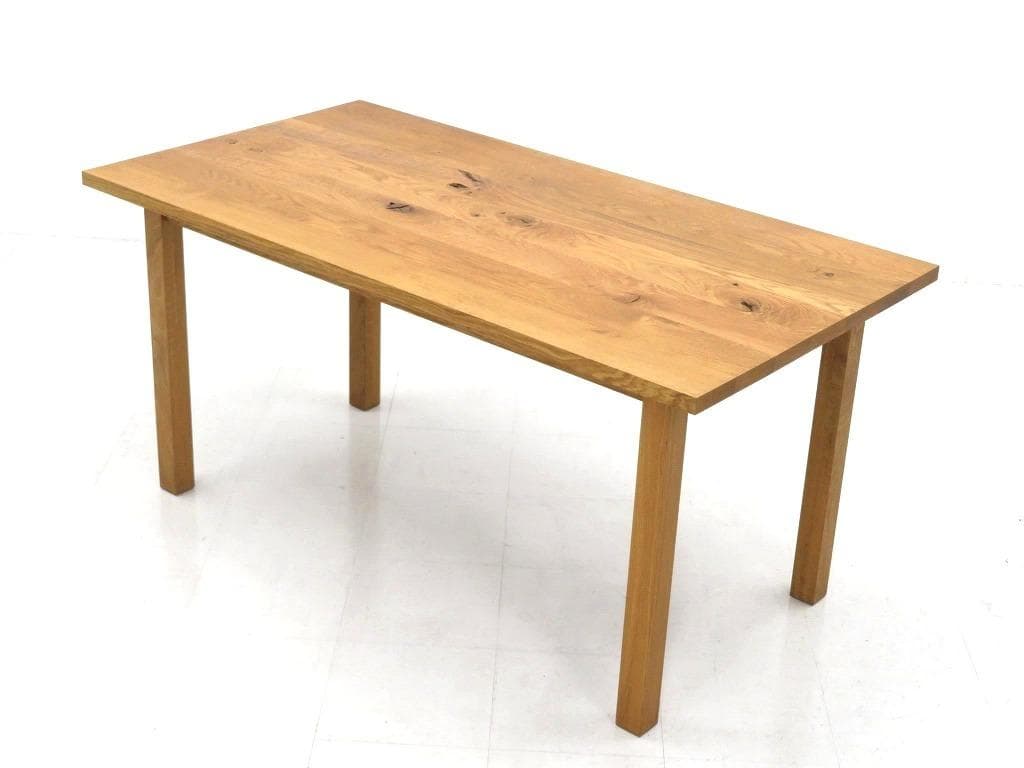 展示品　無印　オーク材　リアルファニチャー　ダイニングテーブル　デスク　机
