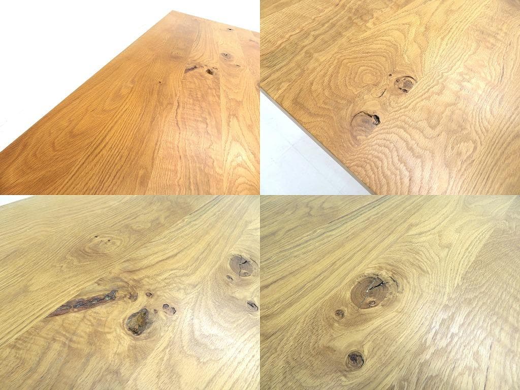 展示品　無印　オーク材　リアルファニチャー　ダイニングテーブル　デスク　机