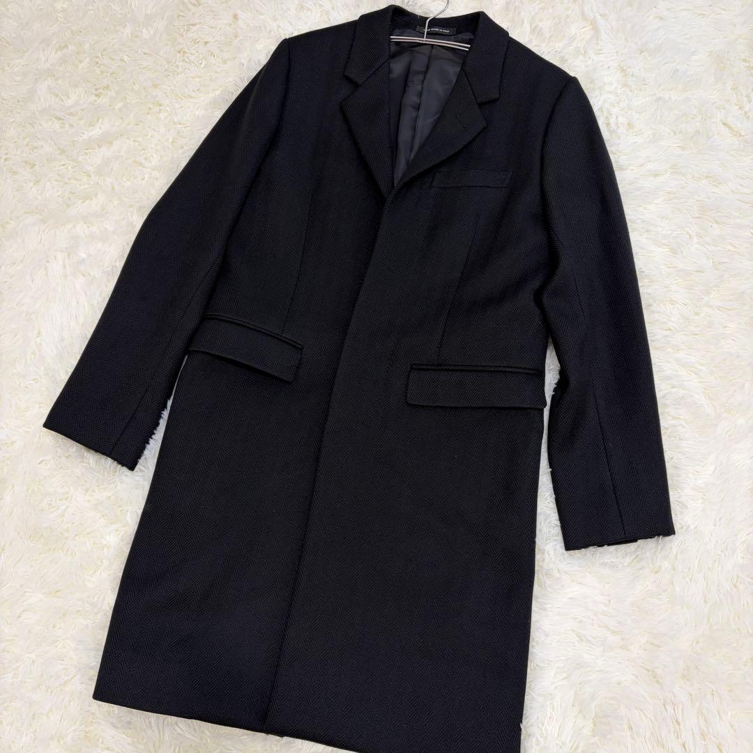 【ヘリンボーン】マッキントッシュ チェスターコート へリンボーン ウール