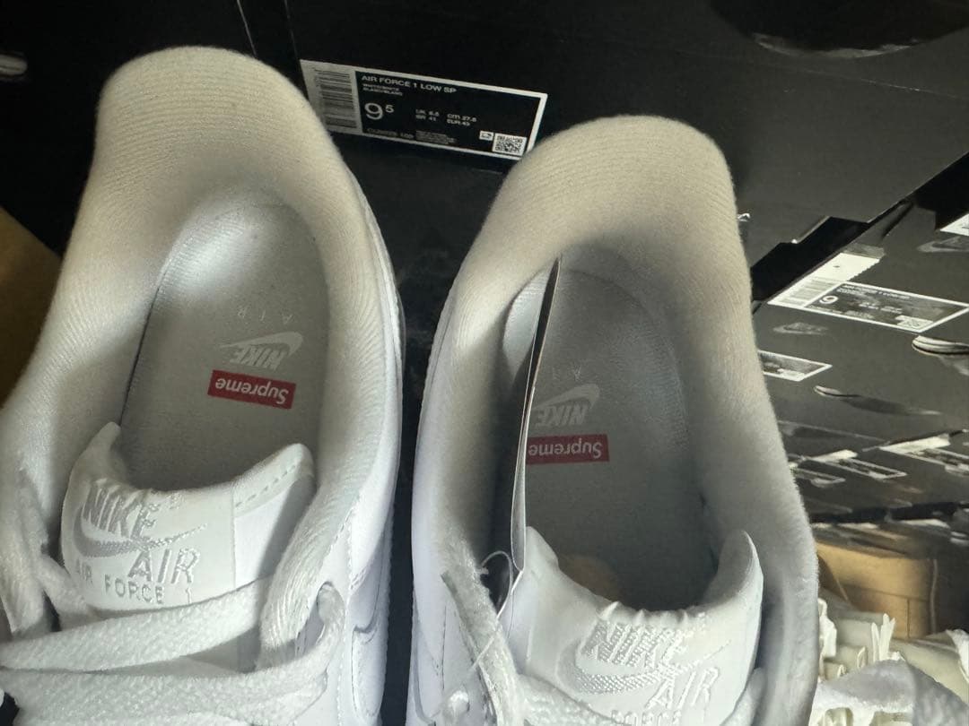 Nike Air Force 1 Supreme コラボ ホワイト-26
