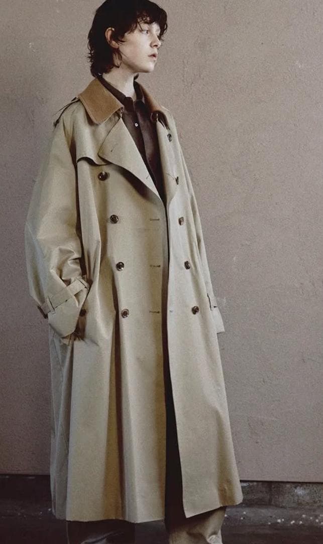 インテリム INTERIM TRENCH COAT トレンチコート サイズ4